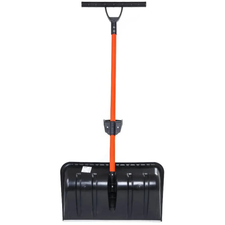 Лопата скрепер Ратник для снега c ал.пл., с Т-образной пластиковой ручкой