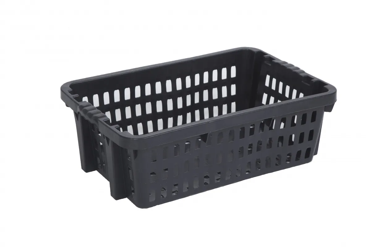 Ящик хозяйственный 600*400*200 чернаяый (штабелируемый)