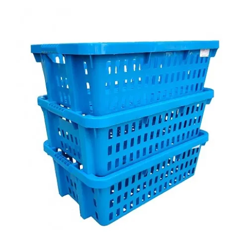 Ящик хозяйственный 600*400*200 ЦВЕТНОЙ пищевой ПП (штабелируемый) - изображение 1