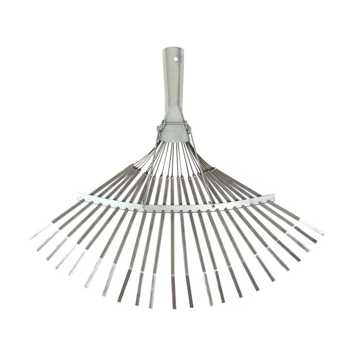 Грабли веерные пластинчатые оцинкованные 22 зубые 