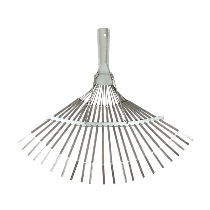 Грабли веерные пластинчатые оцинкованные 22 зубые 