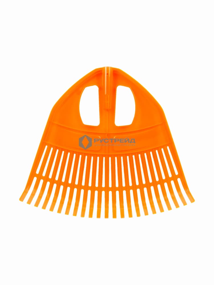 Грабли веерные из поликарбоната цветные 23 зуба 500x430мм б/ч