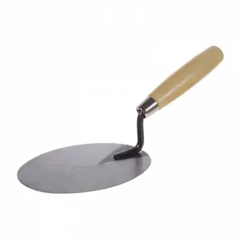 Кельма печника овальная c деревянной ручкой КП !! - изображение 1