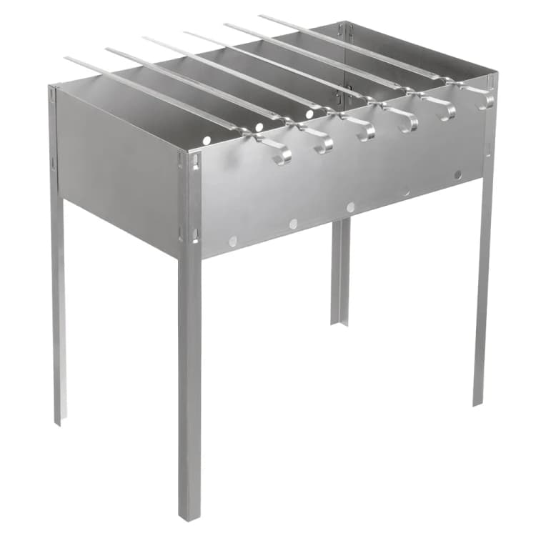 Мангал сборный "Бастион" в плёнке +5х370 шампуров