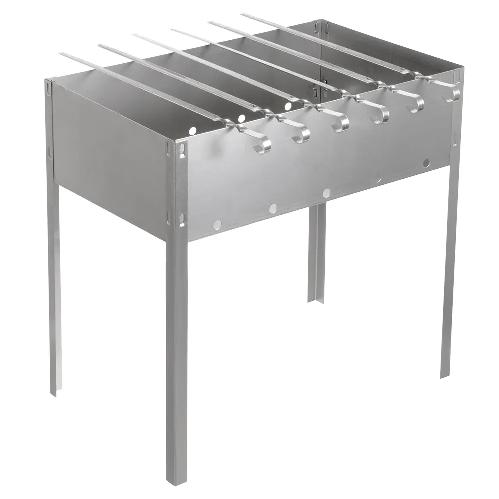 Мангал сборный "Пикник" в сумке + 5х370 шампуров